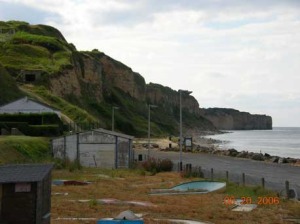 Looking towards Pointe du Hoc.