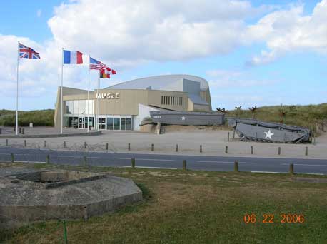 We arrived too late for admission to The Musee du Debarquement in Ste. Marie du Mont. But we were able to get a beer across the street at a bar which served beer to the soldiers during World War II. The bar is worth seeing. Many D-Day veterans have returned here and signed the table tops. Tons of autographs and memorabilia.