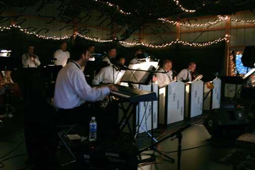 Pam & Mike hired a Big Band and some Swing dancers. Both were a big hit.