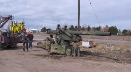 How do you move a 15-ton Long Tom Howitzer? ...