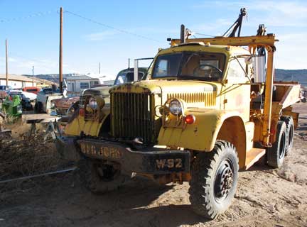 This 4-ton Diamond T was the nicest piece we found. Too bad the owner wasn't. A rather irritable fellow.
