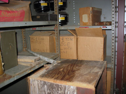 Some of the NOS parts that I will be collecting soon. I cannot wait to get back there.