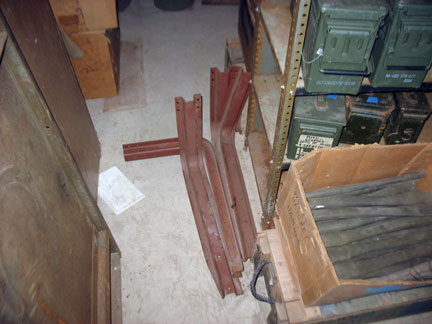 Running board supports.