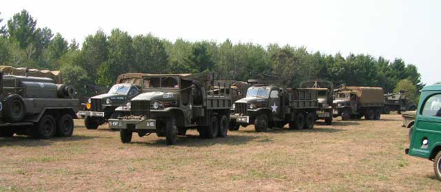 Look at all the different GMC's! I think Kevin now has one of every one built.