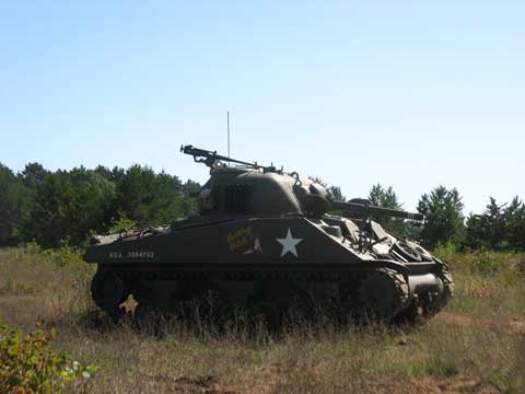 Sherman tank.