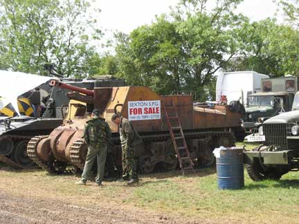 For a mere 90,000 lb Sterling you could buy this Sexton.