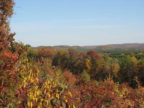 You just can't buy this kind of scenery or view. This was looking north from the highest point on the property.