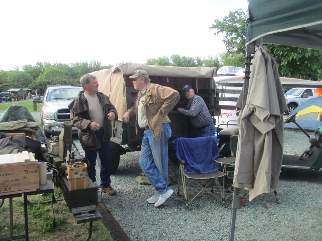 Stan S. Rod Shaver and Russ Morgan. Good to see my friends as well as the parts and trucks.