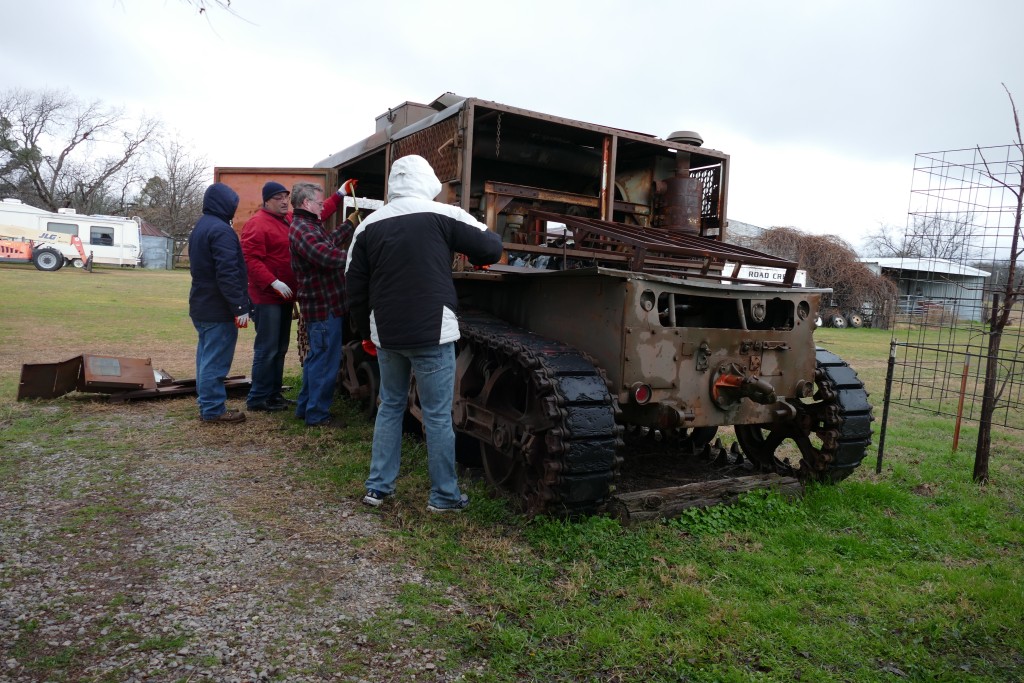 Trying to figure out how we are going to get the extra engine inside the cab