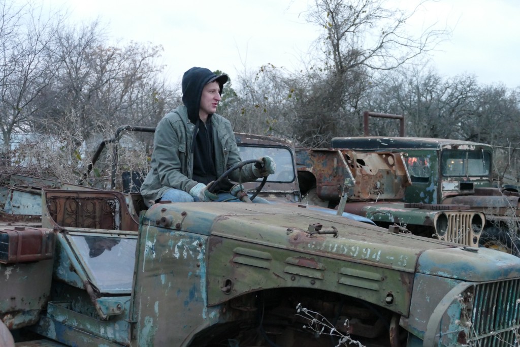 Dan ready to go for a ride. Used the pickup to retrieve them.