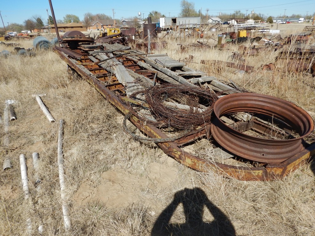 WWII semi trailer.  I brought it home.  Need to have an intervention, and soon.